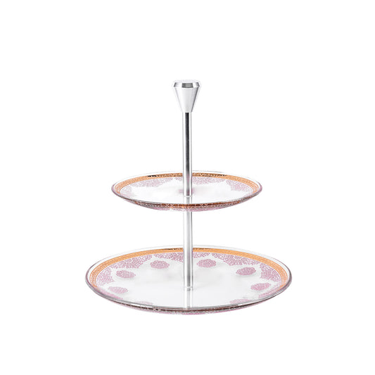 Dimlag double-layer glass hostess