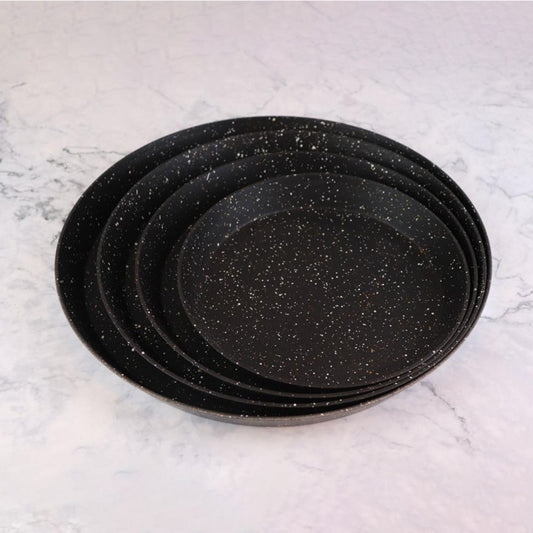 SAFLON Granite Pizza Tray Set