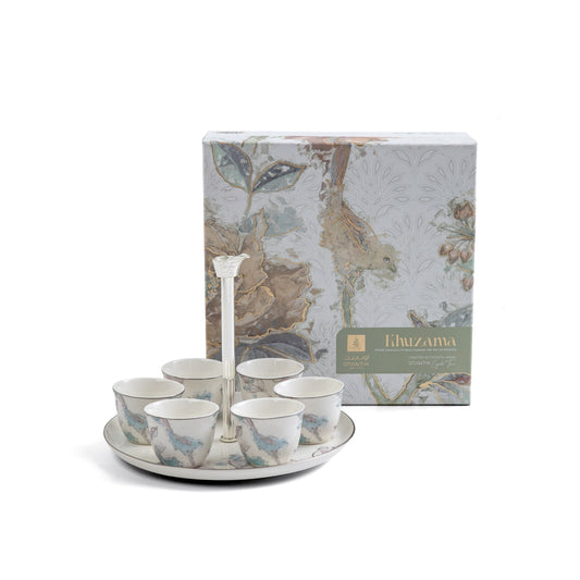 Arabic coffee set with stand