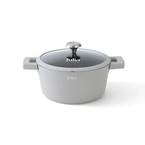 طنجرة جرانيت لون رمادي 32 سم Julia