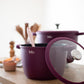 JULIA Burgundy Granite Stock Pot