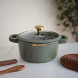 طنجرة جرانيت لون أخضر  20سم Julia