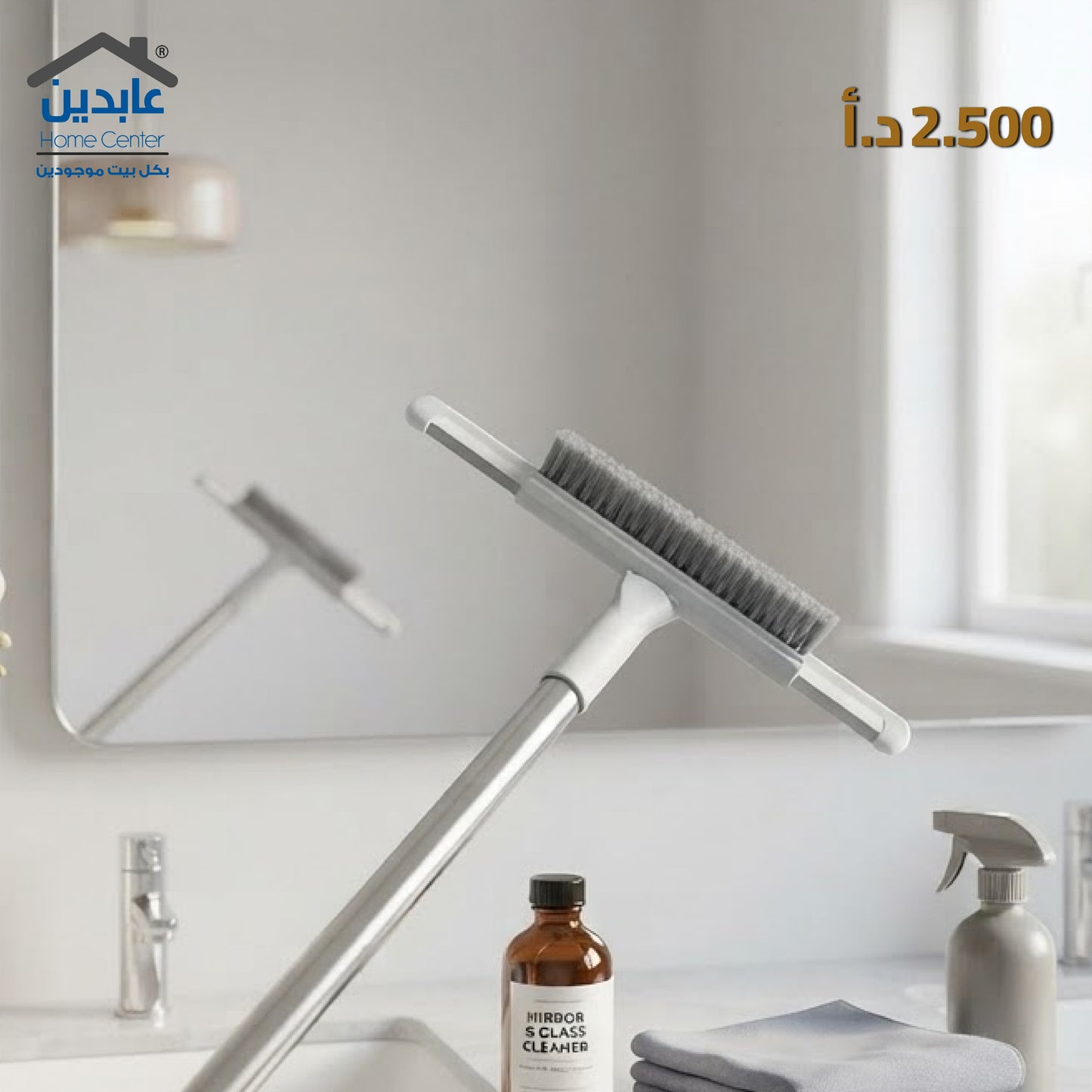 ممسحة مع فرشاة