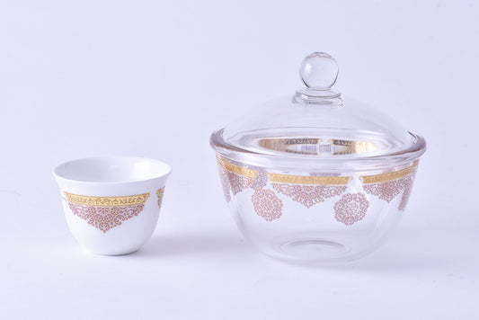 طقم فناجين قهوة سادة Dimlaj