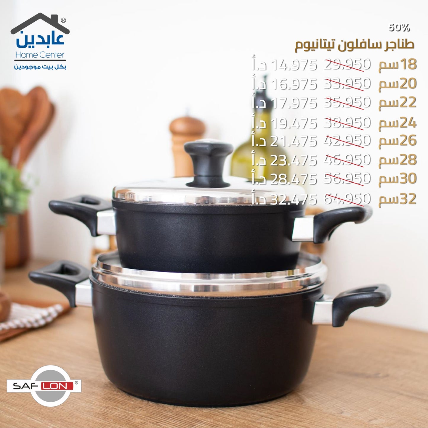 Saflon Titanium Pot