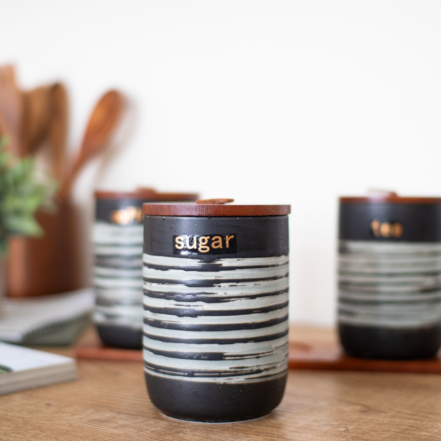 Porcelain spice set