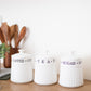Porcelain spice set