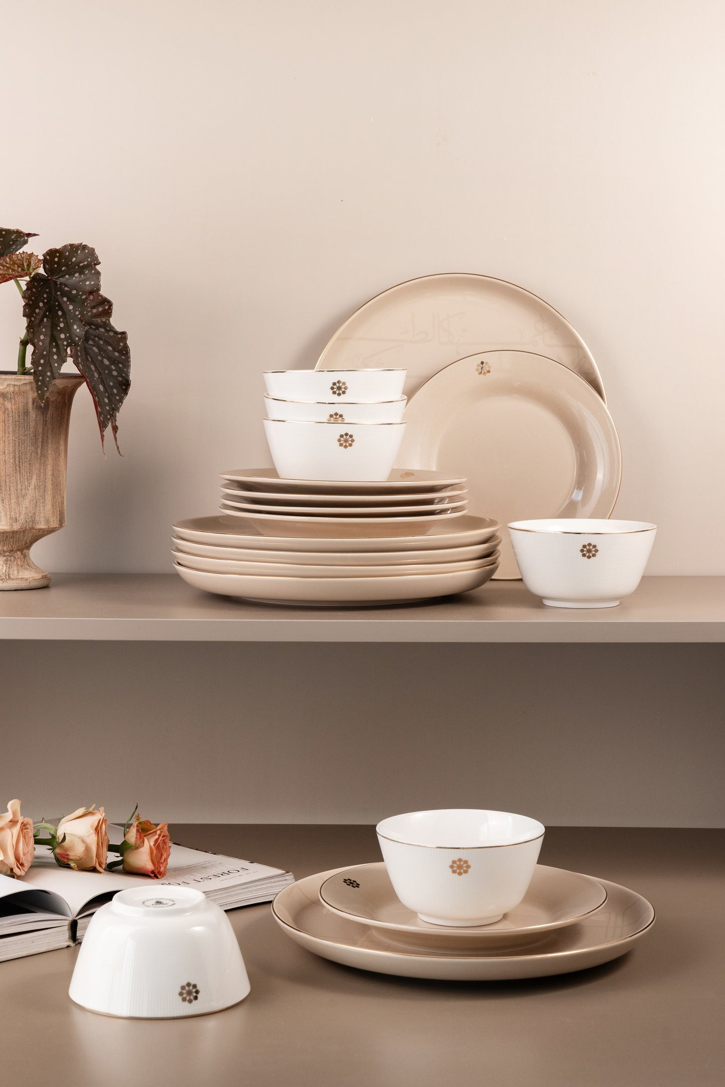 Porcelain dining set