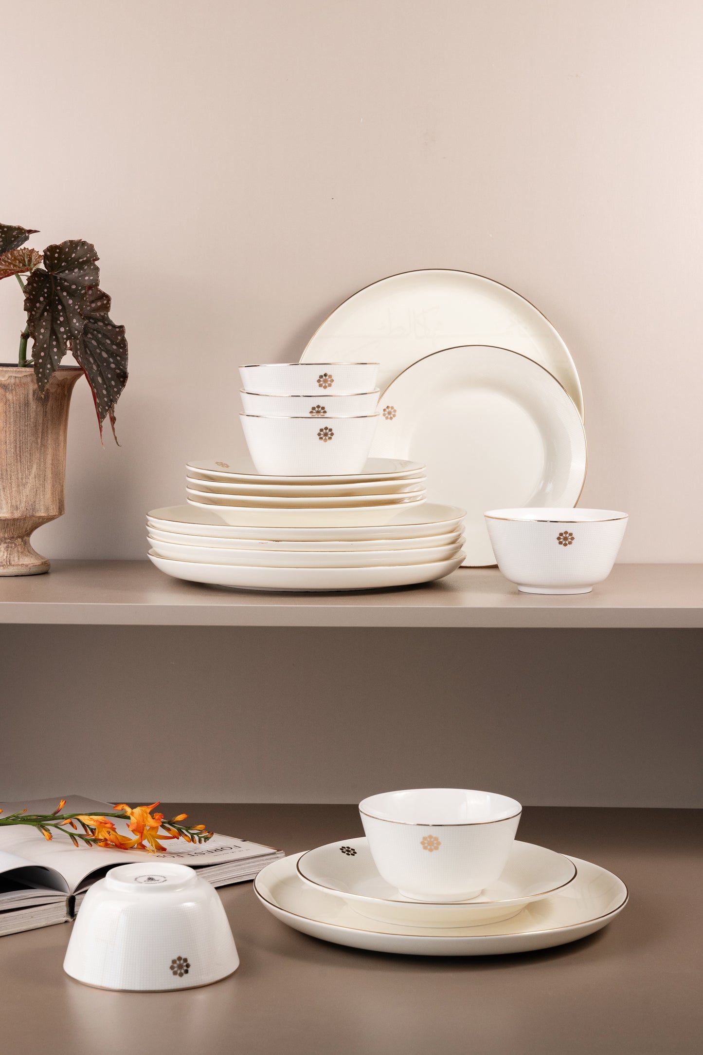 Porcelain dining set