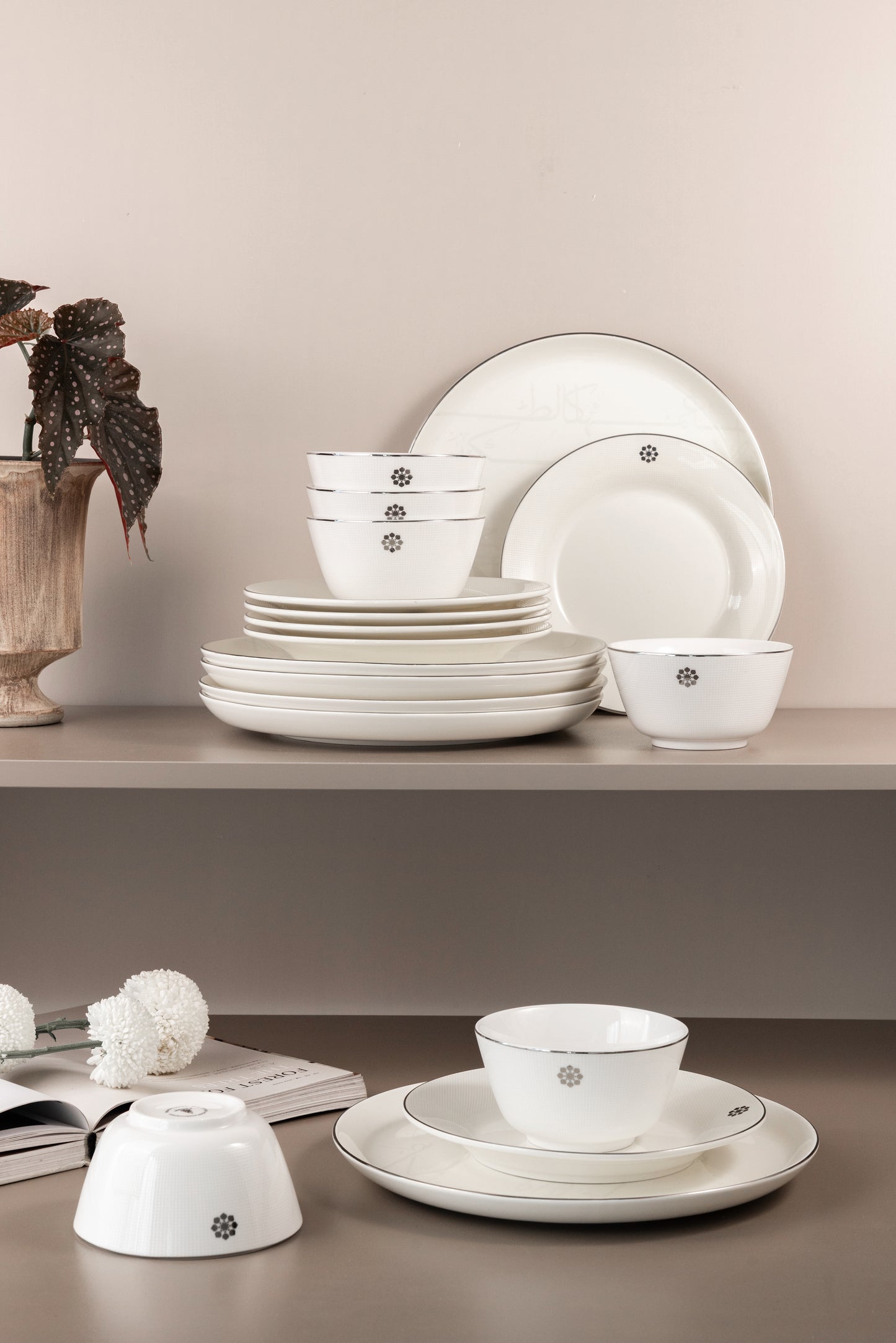 Porcelain dining set
