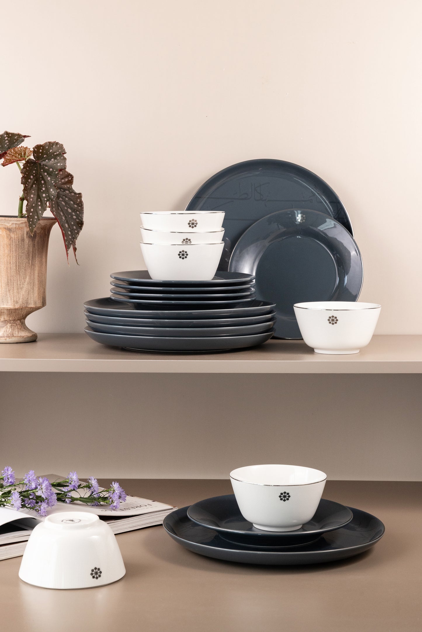 Porcelain dining set