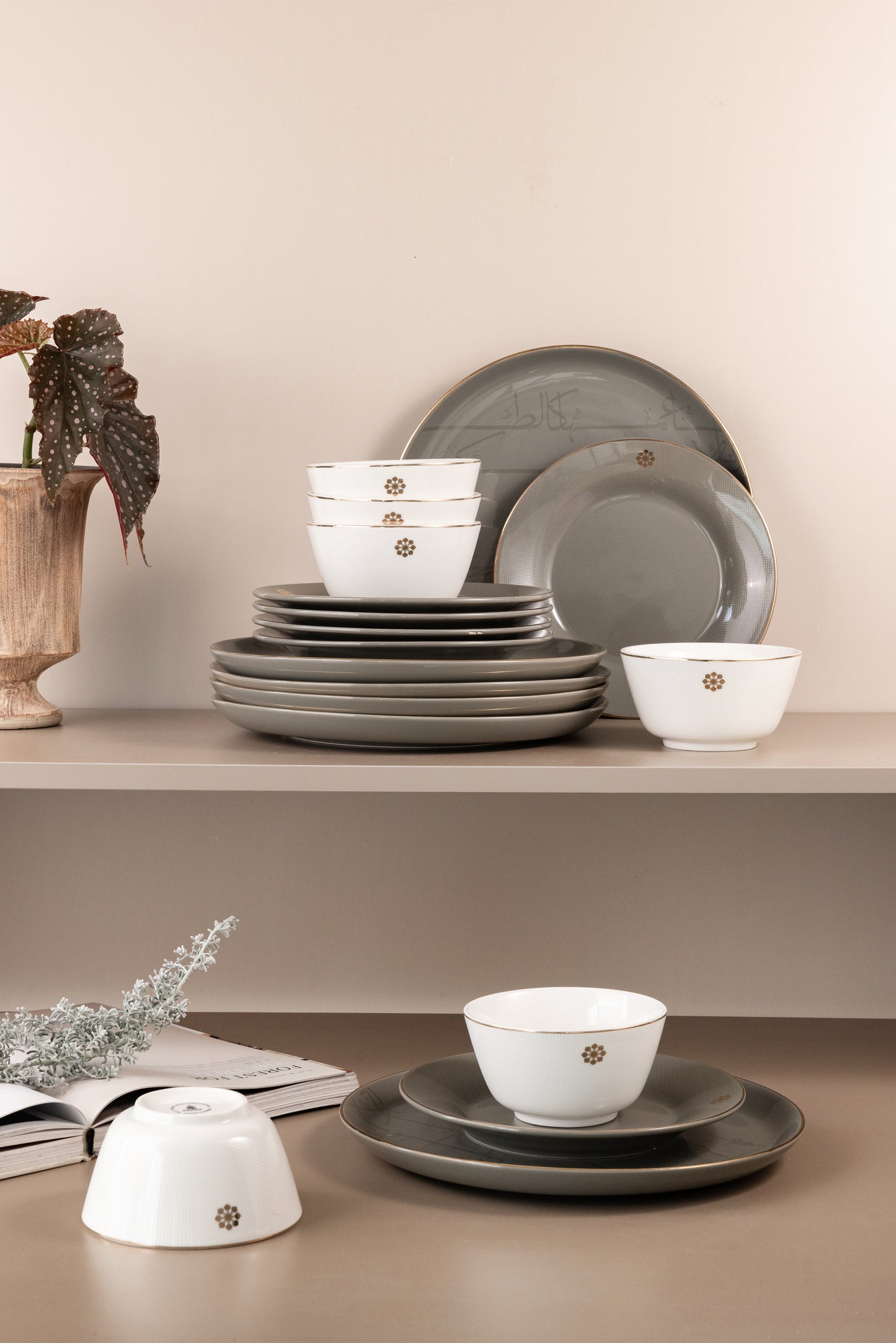 Porcelain dining set