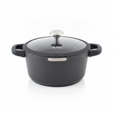 Non-Stick Granite Cooking Pot with Glass Lid – Julia
