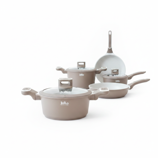 Julia Pots and Pans Set with Frying Pan