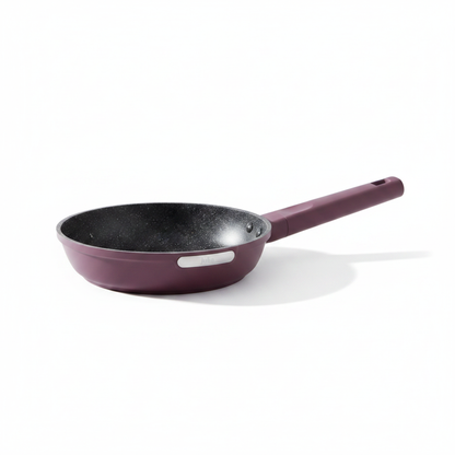 Nonstick Frying Pan with Granite Coating in Burgundy — Julia
