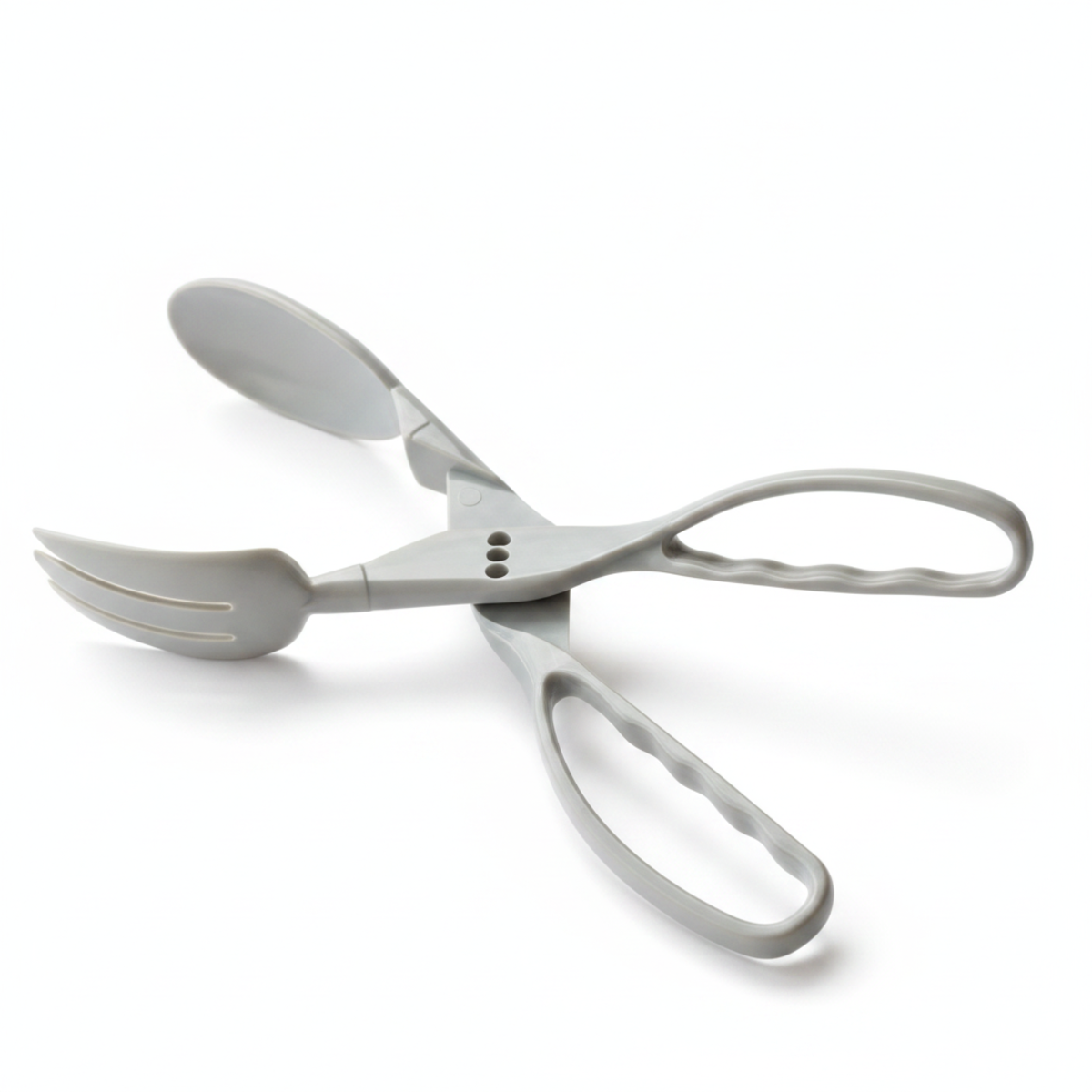 Food Tongs Scissor-Style with Fork and Spoon Ends – Julia