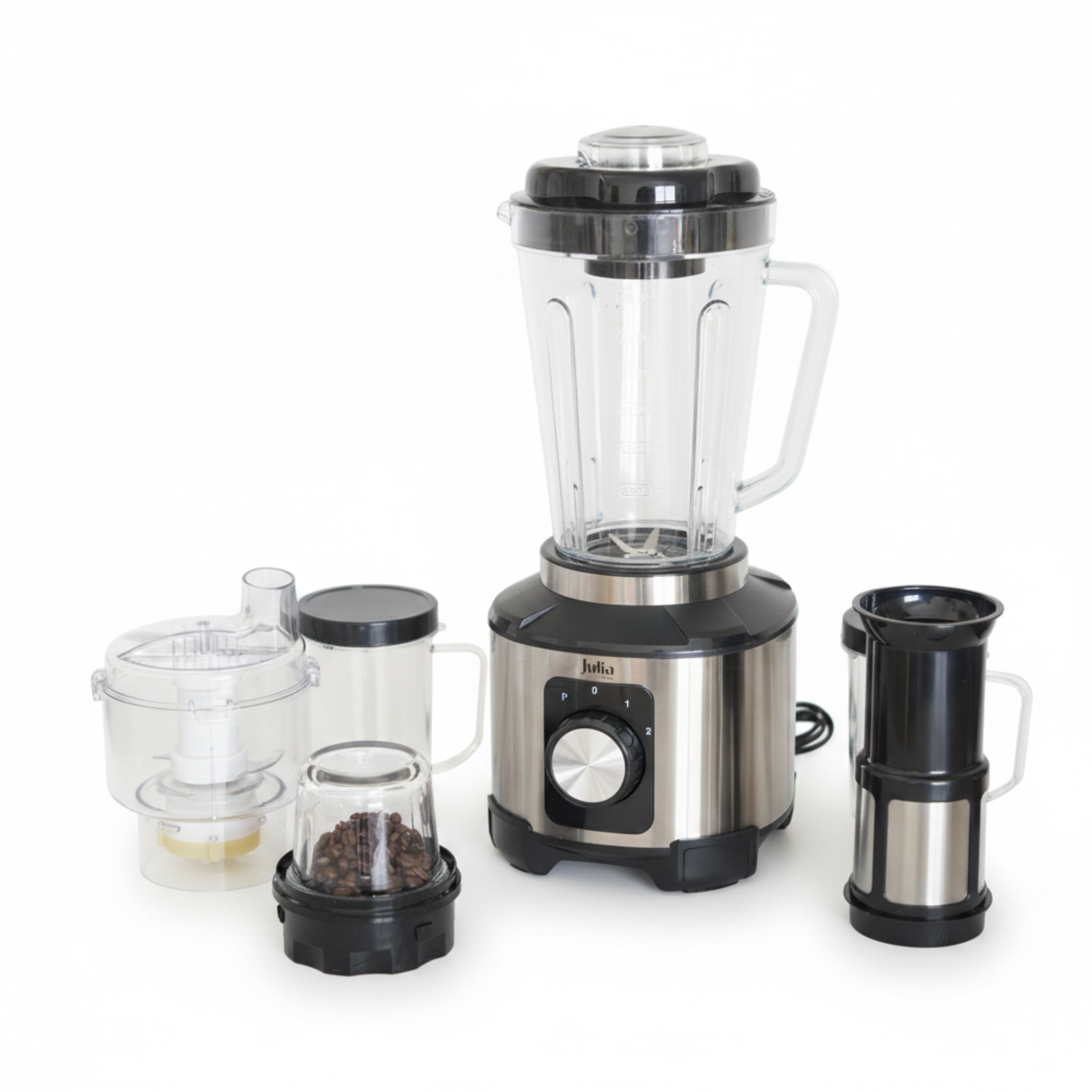 6-in-1 Electric Blender with Multi-Function Attachments – Julia