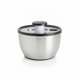 Salad Spinner 5L Stainless Steel with Pump Lid — Julia
