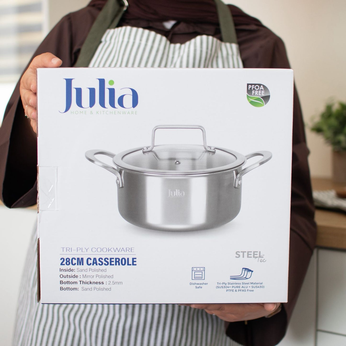JULIA Steel Tec pot