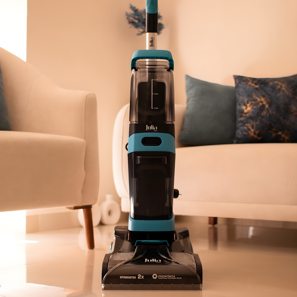 مكنسة غسيل السجاد SpinMaster 2X - Julia