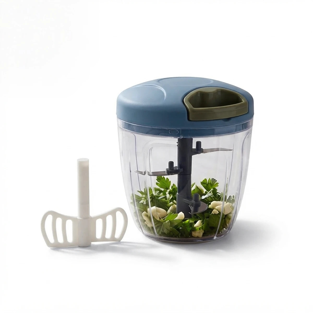 فرامة خيط يدوية للخضروات والثوم - Crystals Hand Chopper