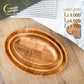 wooden plate