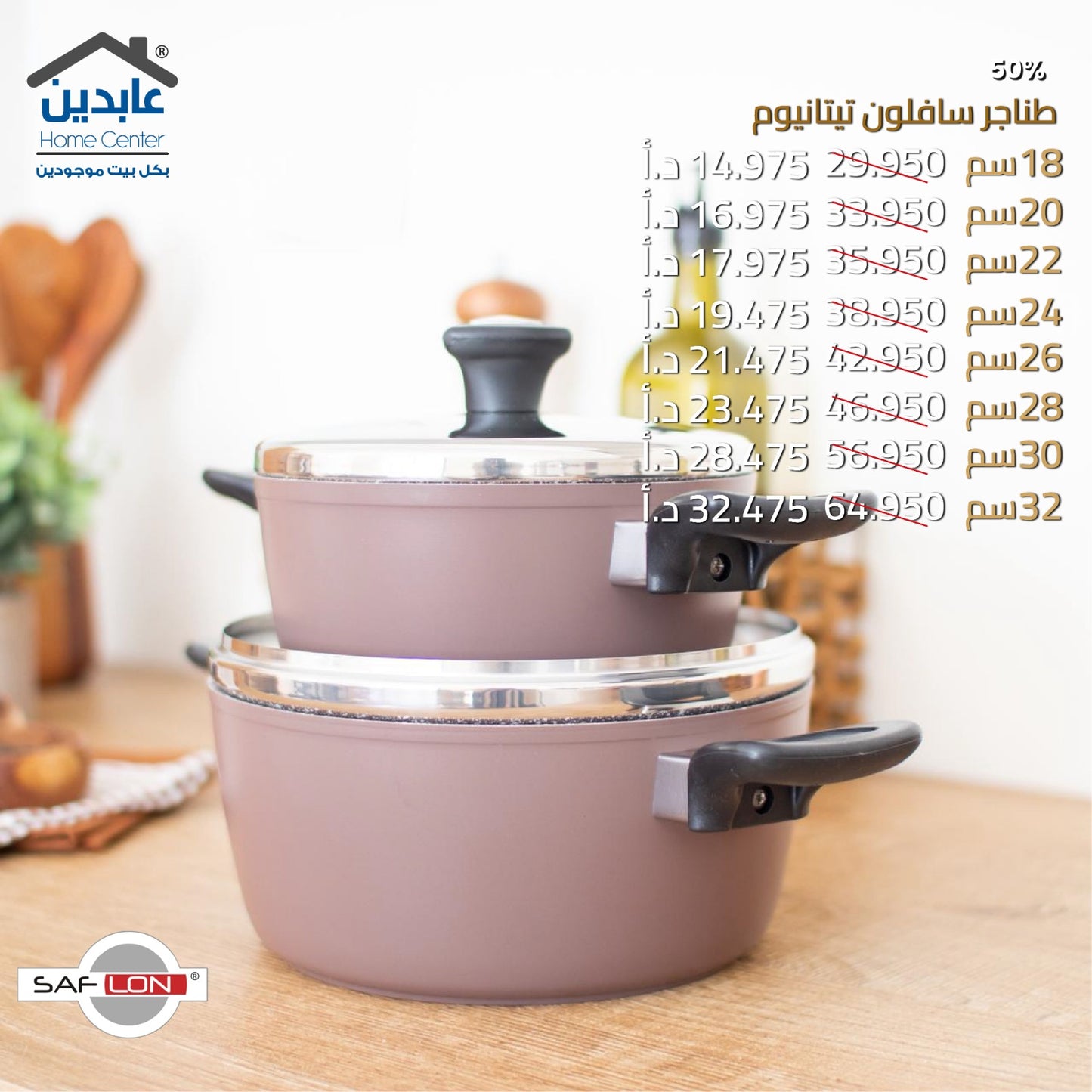 Saflon Titanium Pot
