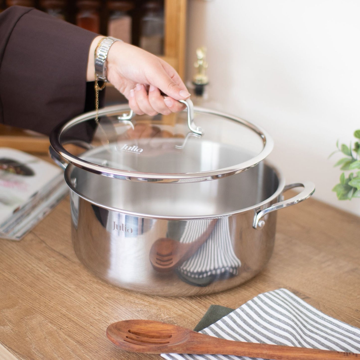 JULIA Steel Tec pot