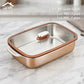 Steel tray with lid