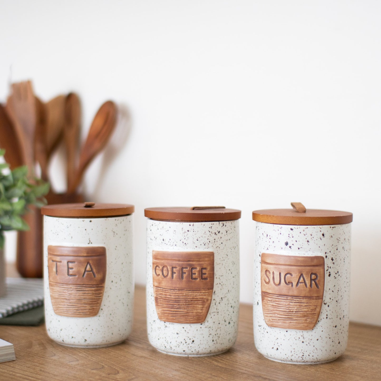 Porcelain spice set