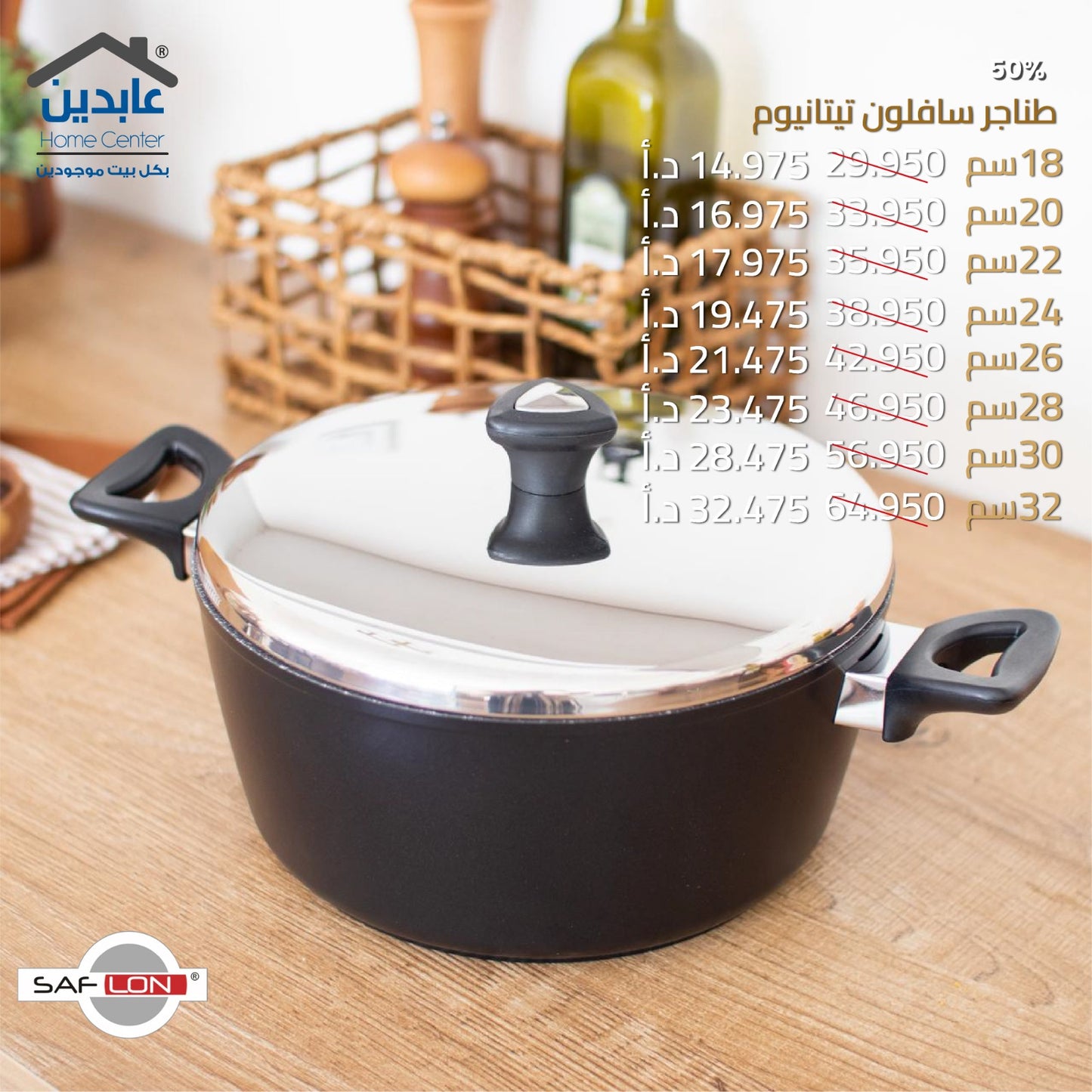Saflon Titanium Pot