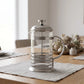 مصفاة قهوة French Press بجسم زجاجي وإطار معدني