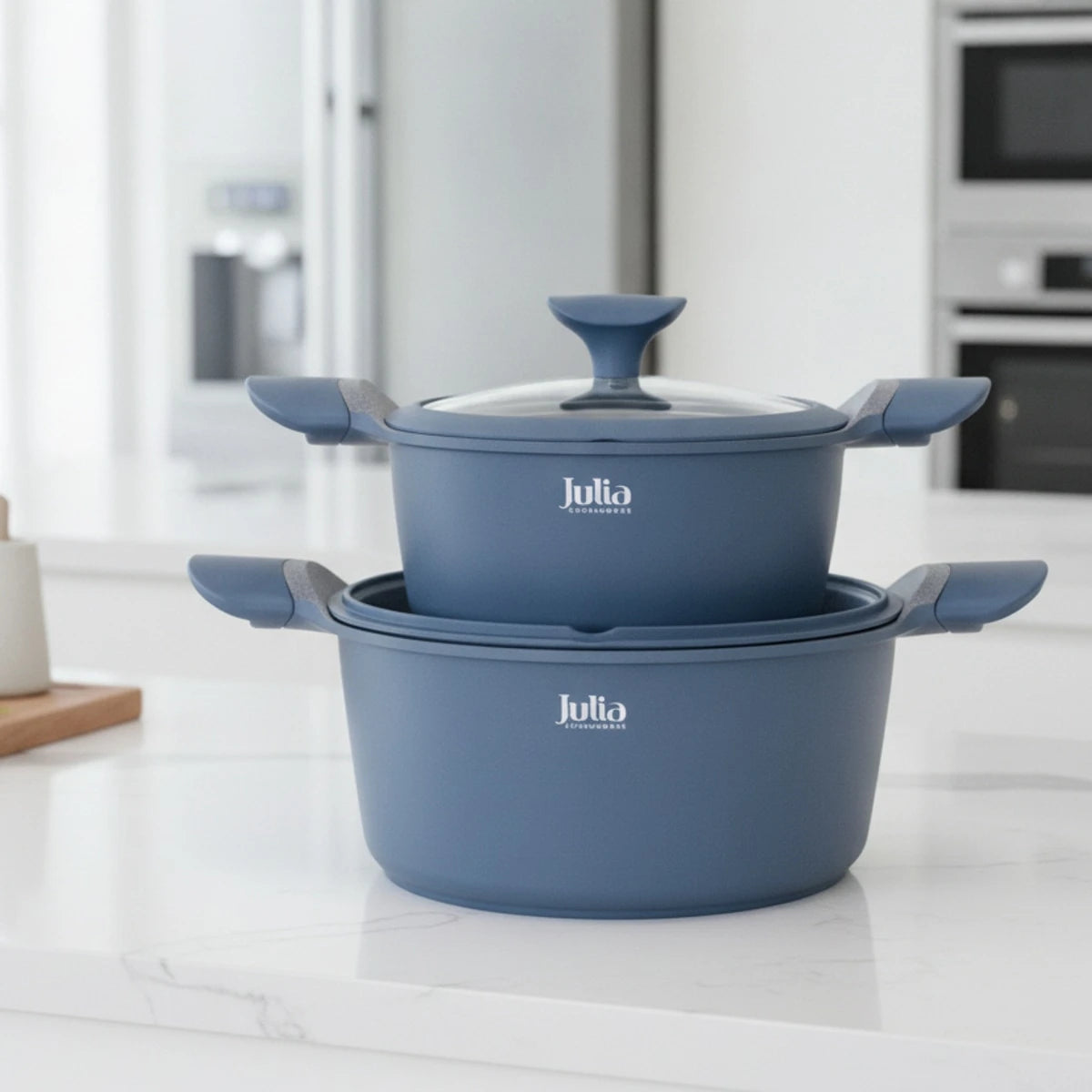 طنجرة جرانيت أزرقJULIA