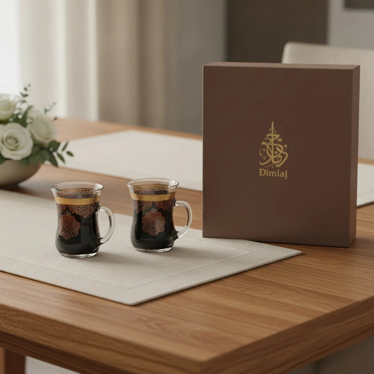 طقم استكانات شاي Dimlaj