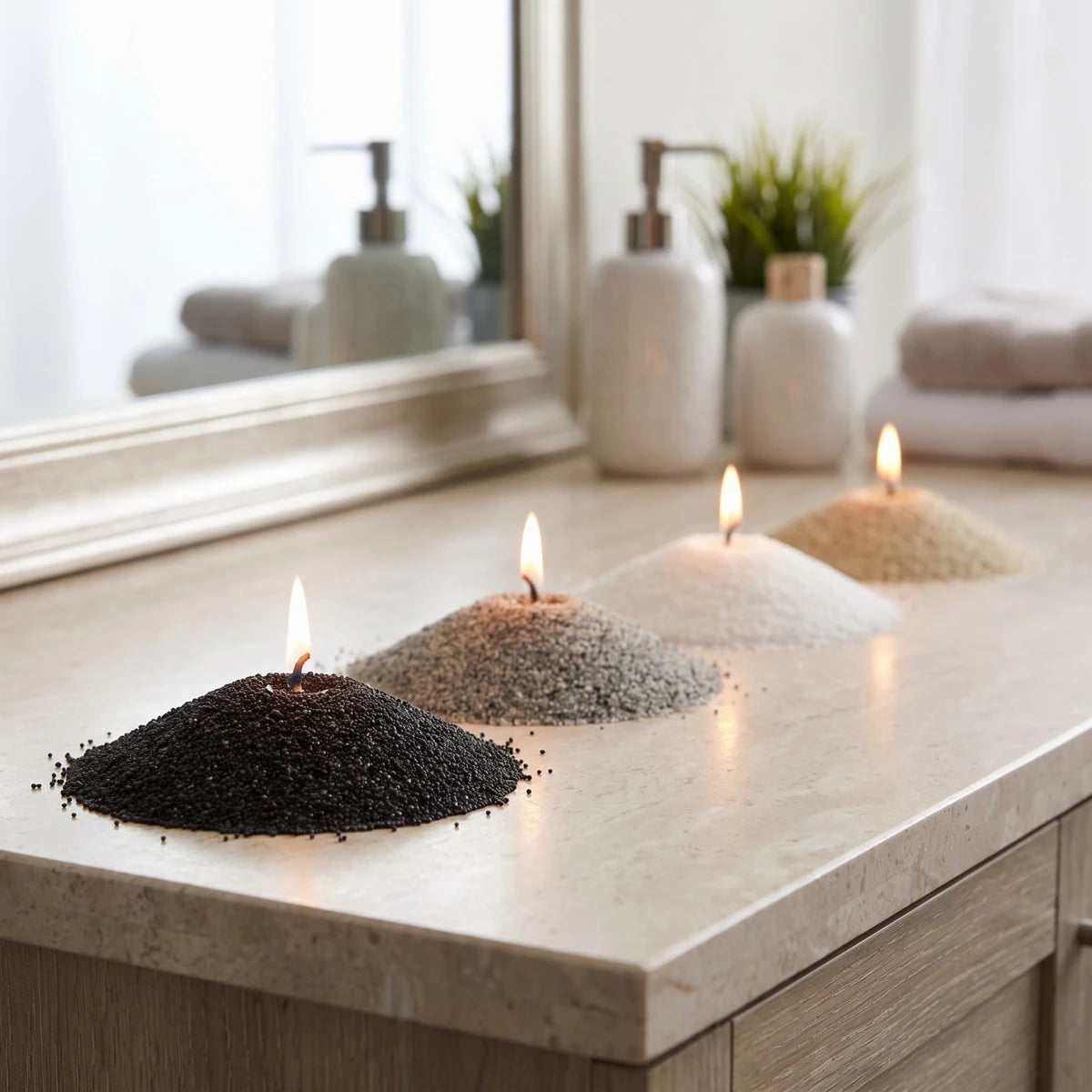 شمع رمل DIY للتشكيل الحر 250 غرام - Mansion Atmosphere