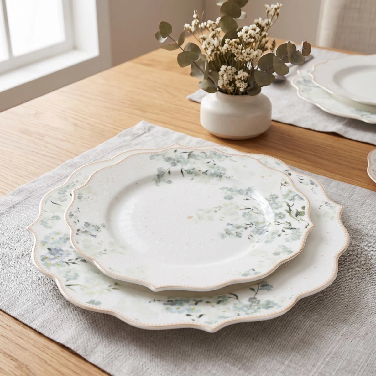 طقم سفرة بورسلان 24 قطعة