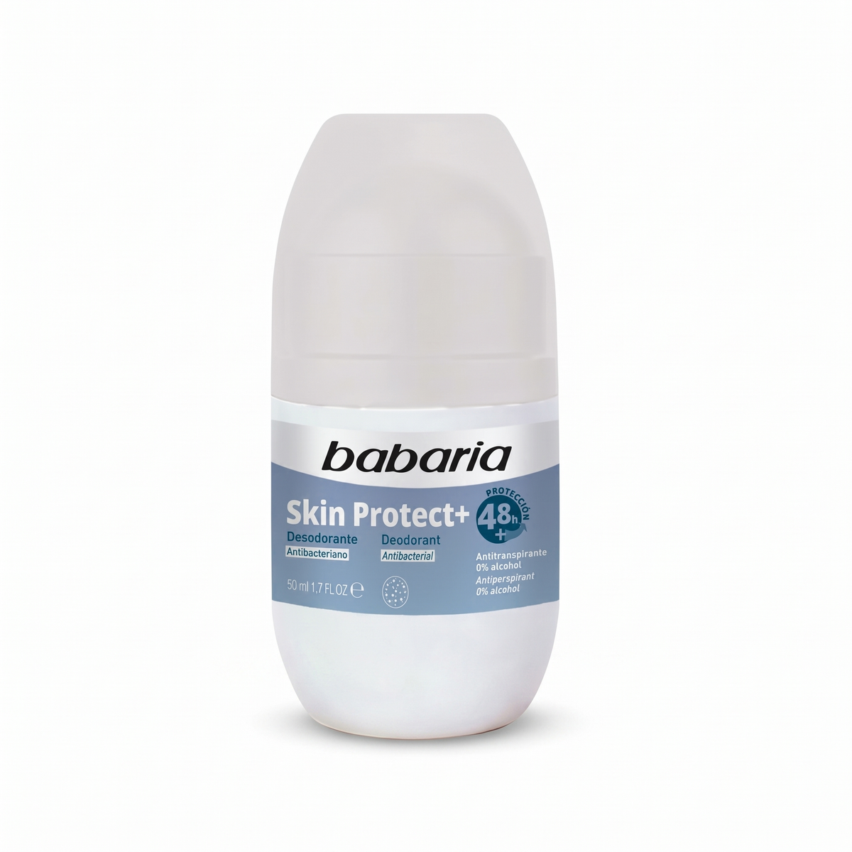 مزيل عرق Skin Protect+ مضاد للبكتيريا بدون كحول - Babaria