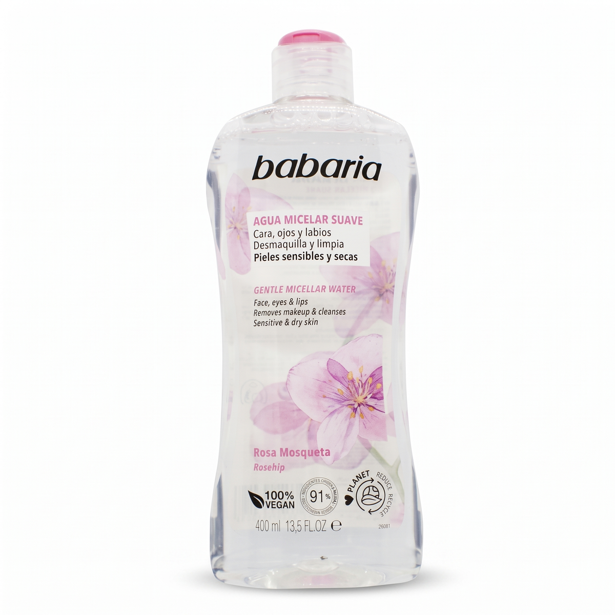 ماء ميسيلار لإزالة المكياج بالوركة - للبشرة الحساسة والجافة - Babaria