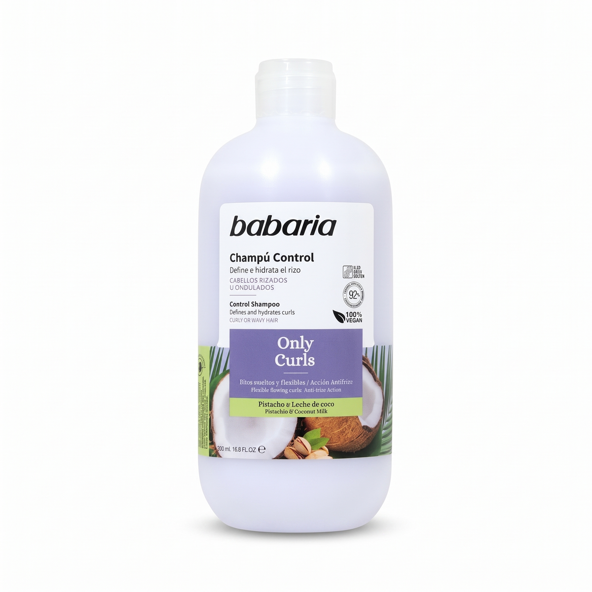 شامبو Only Curls للشعر المجعد والمموج بالفستق وحليب جوز الهند - Babaria